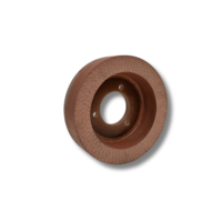 Disc cupă finisare GLOSSY R 150x40x50mm, suport plastic, granulație 40, cant, Bottero