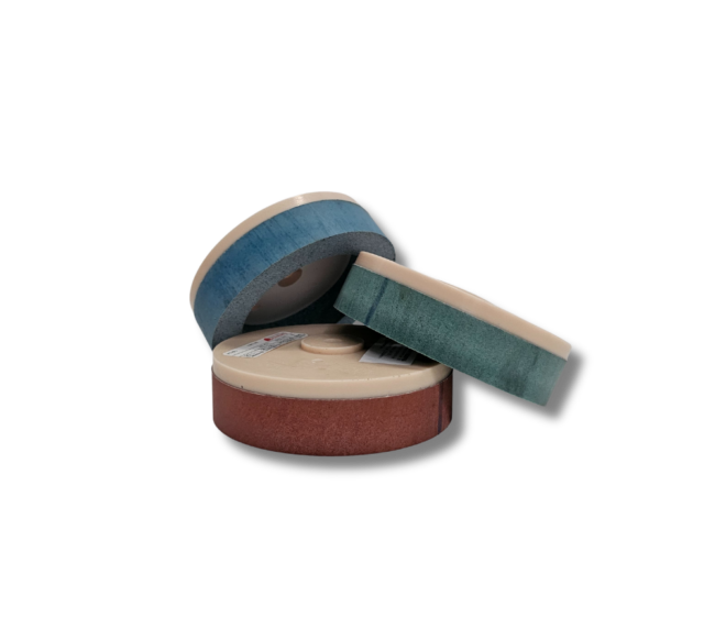 Disc cupă finisare, diametru exterior 150, interior 11 mm, grosime 40 mm, cu platan, granulație 40/60/80, BK 40/60/80 PR6, cant, BAVELLONI