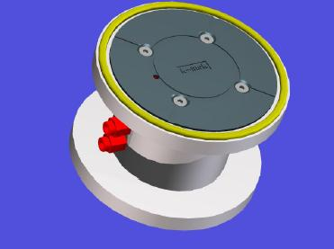 Ventuza CNC rotunda 160 mm