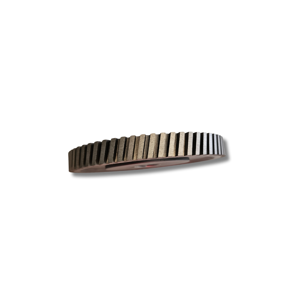 Disc periferic diamantat, dimensiune exterior 200 x 22 mm, interior 35 mm, 68 segmente, granulație 80, cant drept, FOREL EM 2 Disc periferic diamantat, dimensiune exterior 200 x 22 mm, interior 35 mm, 68 segmente, granulație 80, cant drept, FOREL EM - imagine 2